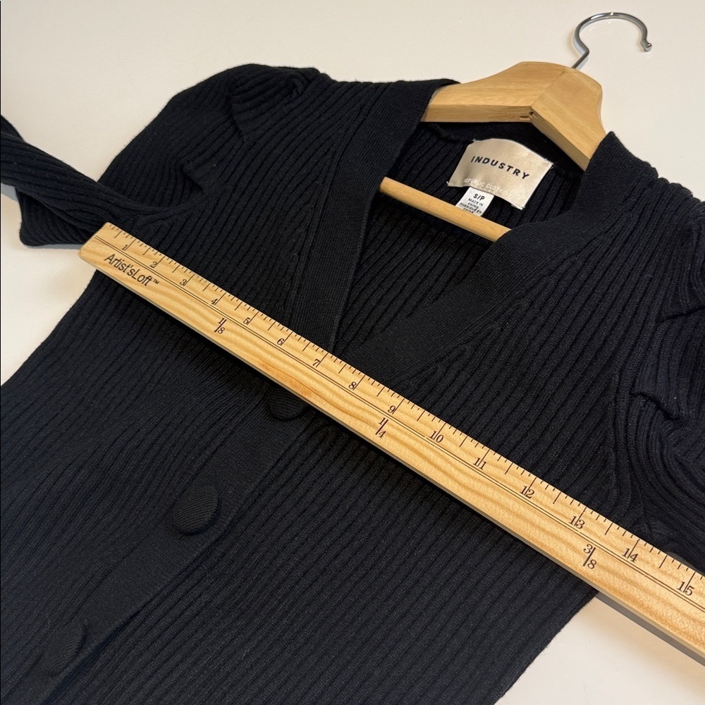 Industry Black Women's Sweater Cardigan Size Small - Picture 5 of 6
